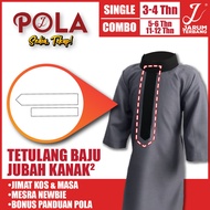 Pola Acuan Tetulang Baju Kanak Kanak | Pola Jahitan | Belajar Menjahit | Menjahit Sampai Pandai