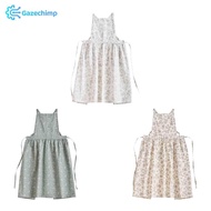 Gazechimp Floral Apron Dress Painting Apron Lightweight Multifunctional Woodworking Apron
