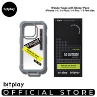 Bitplay- Wander iPhone 14 6.1/ 14 Pro/ 14 Plus/ 14 Pro Max Case Transparent Phone Case With Sticker