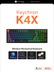 Keychron K4X wireless 96% Keyboard numpad ไร้สาย Bluetooth 5.2 คีย์ไทย ไฟลอด