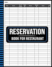 Reservation Book For Restaurant: A Simple and Efficient Way to Record Guest Bookings and Manage Seat