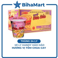 [24-CUP BOX] - ACECOOK - Handy Hao Hao Cup Noodles with Spicy and Sour Shrimp - Handy Hao Hao Noodle