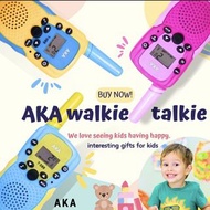 💥長期💥全新AKA 專業級兒童對講機 kid walkie talkie 安全 無輻射 22個頻道 vox清晰對話 #兒童聖誕禮物 #生日禮物 #親子互動玩具