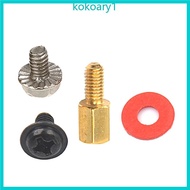 KOKO Motherboard Riser+Silver Screws Computer Red Washers 6 5mm 6-32-M3  Quality