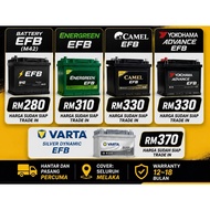 BATTERY EFB MELAKA VARTA/AMARON/EFB/CAMEL/YOKOHAMA/