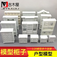 Indoor Furniture Model Material Cut Surface Apartment Model Cabinet Wardrobe Locker Indoor Small Fur
