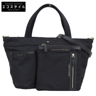 Anya Hindmarch 迷你多口袋手提包/單肩包，女士款，黑色，成色極佳 [二手]