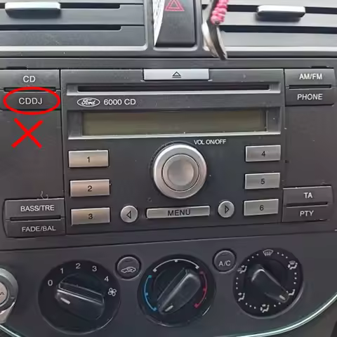 Car Radio Replacement Audio AUX Cable Adapter Audio Aux Cable Adapter for Ford 5000 CD 6000 CD 6006 