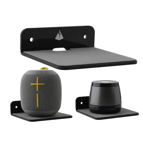 Small Floating Shelves Speaker Shelves 4.25 Small Wall Shelves Speaker Mount for Speaker Webcam Disp