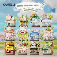 CAMELLI Mini Shop Blocks, Mini Micro Blocks City Building Blocks,  Building Blocks Micro Block Toys 
