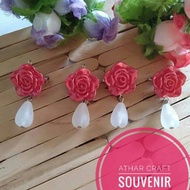 Bros dagu minimut bros merah putih / Souvenir pernikahan Souvenir bros