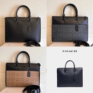C GOM GOM Briefcase Large Capacity Crossbody Men's Handbag Crossbody Bag Office Outing Handbag