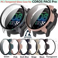 BUMPER HARD CASE COROS PACE PRO + TEMPERD GLASS ANTI-SCRATCH TPU SILICONE SILICON CASING COVER SHELL