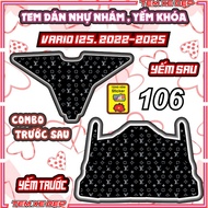 VARIO 2022-2025 fairing sticker Combo, Doraemon strawberry bear decal sticker