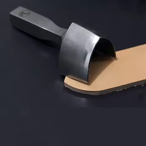 BANGBANG DC53 Steel V-Shape Leather Belt End Punch 15-40mm Professional Cutter For DIY Leather Craft