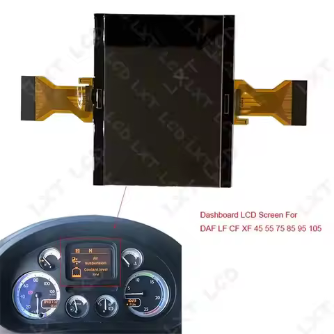 Truck Dashboard LCD Temsa MD7 Plus For DAF LF CF XF 45 55 75 85 95 105 Temsa MD9 Display Instrument