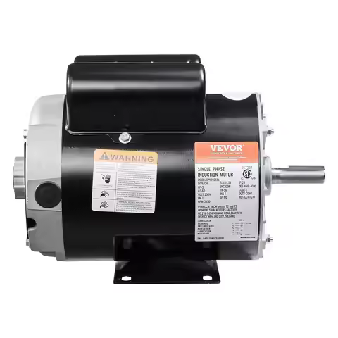 3HP 230V 3450RPM 56Frame Industrial Electric Motor 15.5A Reversible Rotation Open Drip-Proof Steel F