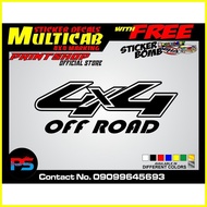 ♞,♘,♙Multicab 4x4 marking Sticker Decals Set cut-out vinyl