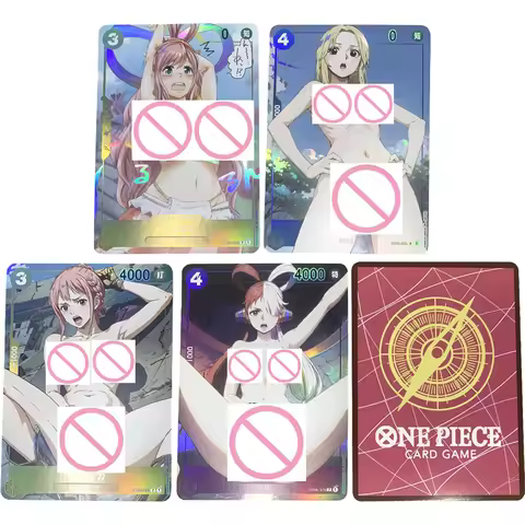 OPCG Anime Nude Collection Cards Busty Beauty Perona Uta Nami Naked Card Refractive Color Flash Otak