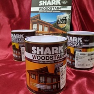 สีย้อมไม้ Shark Woodstain TOA วู้ดเตน พลัส สีย้อมไม้ ตราปลาฉลาม ทาได้ทั้งไม้จริง ไม้เทียม ชนิดเงาขนา