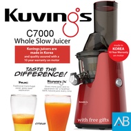 Kuvings C7000 Whole Slow Juicer with Dual Feeding Chute for Cold Press Masticating Juice