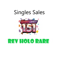 Pokémon TCG: Scarlet & Violet—151 - English Reverse Holo Rare Set - Singles