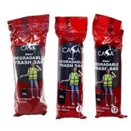 CASA Garbage Bag /Degradable Trash Bag / Plastic Sampah 60L | 90L
