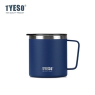 TYESO Desk Mate Cup Temperature Retention With Cover Durable Stainless Steel (400ml) TS-8789B