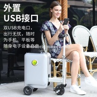 🚢Electric Riding Trolley Case Luggage Suitcase Portable Case Intelligent Retractable Folding Scooter
