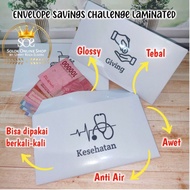 FINANCIAL ENVELOPE | PER PCS ENVELOPE SAVINGS CHALLENGE LAMINATED