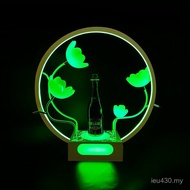 Bar Creative Red Wine Champagne Wine Holder Western Wine Influencer Wine Rack Cabinet Wine Seat LED 