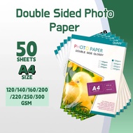 Quaff A4 Size Double Sided Glossy Photo Paper From 120gsm To 300gsm 50 Sheets Pack Glossy Photo Pape