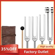 Tuning Fork Set-Weighted& Unweighted-Frequency Tools(128Hz 432Hz 512Hz 528Hz) Includes Activator, Ma