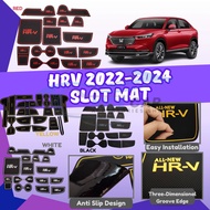 Honda HRV 2022-2025 Slot Mat Anti-Slip Mat Interior Car Accessories Bodykit Accessori Aksesori