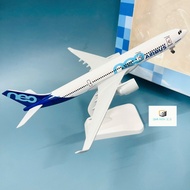 20cm Premium A330 Airbus NEO Metal Plane Model with Wheels