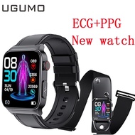 UGUMO ECG+PPG Smart Watch Non-Invasive Blood Glucose Smart Band Blood Pressure Electrocardiogram Temperature Monitoring Watch