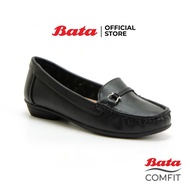 Bata COMFIT Formal รองเท้าคัทชูผู้หญิง หนังเทียม แบบสวม สีดำ รหัส 6516131 Ladiescomfort B8 WFS Fashion