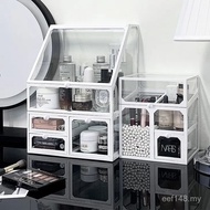 Glass Anti-dust Cosmetics Skin Care Products Dressing Table Perfume Transparent Light Luxury High-En