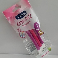 SCHICK EXACTA 2 SENSITIVE SHAVER