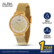 Jam Tangan Wanita Alba Fashion Quartz Stainless Steel AH8628 Original