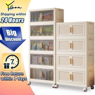 Lockers Multi-layer Folding Multi-functional Storage Cabinet Bedroom Sundries Cabinet Movable Wardro