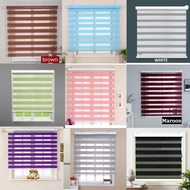 Bidai Tingkap Modern Zebra Blinds | Blind Curtains |Zebra Bidai |Roller Blinds For Home Decor