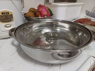 不銹鋼邊爐煲/火鍋煲/不銹鋼湯鍋連餐具套裝
