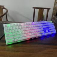 Wired Luminous Keyboard Gaming E-sports Office Keyboard 104 Keys Home Office Keyboard