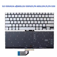 New US Backlight Laptop Keyboard For Asus VivoBook S13 S330 S330U S330F X330 X330UN X330UA S330FA S3