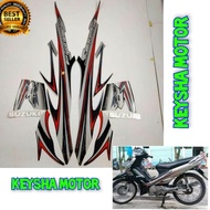 STIKER STRIPING SUZUKI SMASH 110 R 2008 SILVER