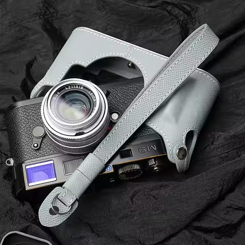 Mr.stone Palm pattern wrist strap Genuine Leather Camera Wrist Strap camera accessories for fujifilm