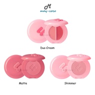 บลัชออน 4U2 Blush On บลัช โฟร์ยูทู บลัชกลม ดูโอ้ครีม เนื้อแมท ชิมเมอร์ ทาแก้ม ปัดแก้ม แก้มโกลว์