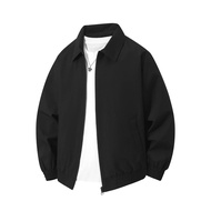 เสื้อเทห์ คูลๆ พร้อมส่ง เสื้อแจ็คเก็ตผ้าโพลีเอสเตอร์กันลม มีซิป มีกระเป๋า2ข้างเท่สุดๆ JK039 JK2308 J