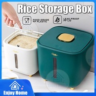 Bekas Beras Rice Dispenser Storage Box Insect and Moisture Proof Rice Bucket Sealed Household